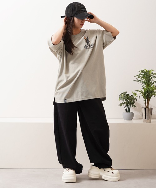 1111clothing(ワンフォークロージング)の「【2ND ARCHIVE】サングラスドッグ オーバーサイズ リフレクター 半袖Tシャツ / ビッグシルエット / ユニセックス(Tシャツ/カットソー・メンズ・ダークグリーン/ブラック/ホワイト/ライトカーキ・FREE)」の10枚目の写真