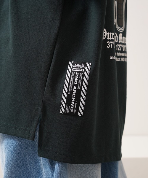 1111clothing(ワンフォークロージング)の「【2ND ARCHIVE】サングラスドッグ オーバーサイズ リフレクター 半袖Tシャツ / ビッグシルエット / ユニセックス(Tシャツ/カットソー・メンズ・ダークグリーン/ブラック/ホワイト/ライトカーキ・FREE)」の15枚目の写真