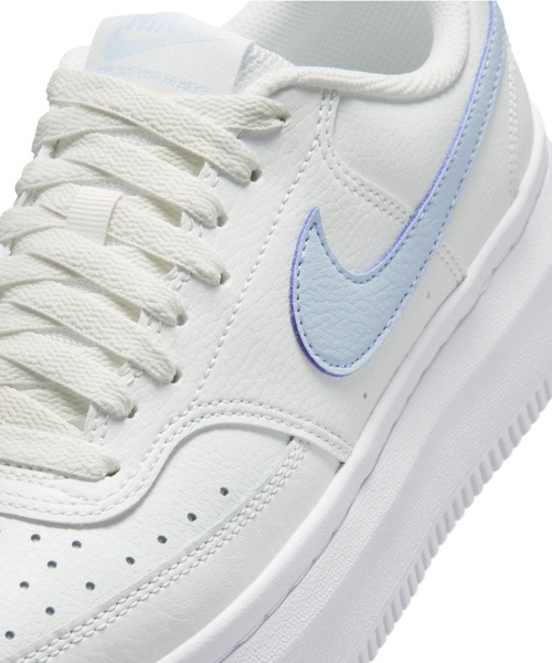 NIKE(ナイキ)の「ナイキ NIKE ナイキ ウィメンズ コート ビジョン アルタ LTR(スニーカー・レディース・ホワイト×ブルー・23.5cm/24.0cm/24.5cm/25.0cm/23.0cm)」の7枚目の写真
