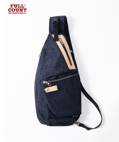 master-piece（マスターピース）の「【master-piece /マスターピース】 FULLCOUNT x master-piece Collaboration Series スリングバッグ（ボディバッグ/ウエストポーチ・メンズ・インディゴブルー・FREE）」の8枚目の写真