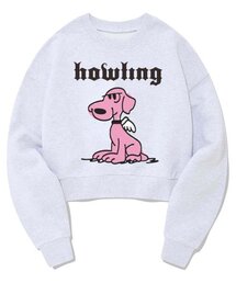 Retriever Club | ANGEL PUPPY CROP CREWNECK [MELANGE GRAY](スウェット)