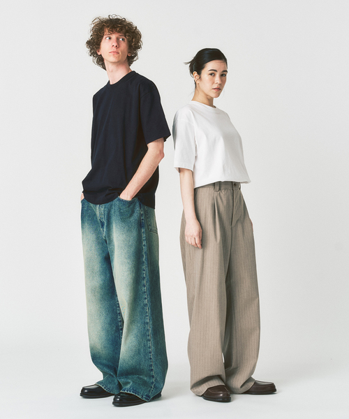 HANES(ヘインズ)の「【Hanes × 417 EDIFICE】別注 BEEFY CREW NECK T-SHIRT(MODERN FIT)(Tシャツ/カットソー・メンズ・ブラウン/ネイビー/ホワイト/ブラック・X-LARGE/LARGE/MEDIUM/SMALL)」の9枚目の写真