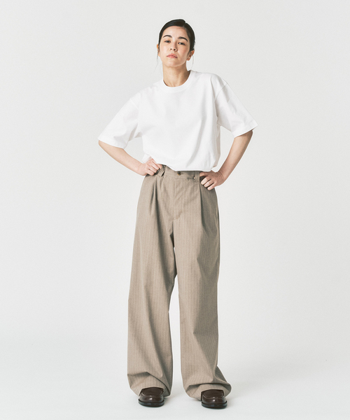 HANES(ヘインズ)の「【Hanes × 417 EDIFICE】別注 BEEFY CREW NECK T-SHIRT(MODERN FIT)(Tシャツ/カットソー・メンズ・ブラウン/ネイビー/ホワイト/ブラック・X-LARGE/LARGE/MEDIUM/SMALL)」の10枚目の写真