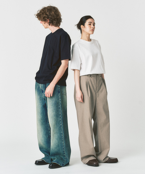 HANES(ヘインズ)の「【Hanes × 417 EDIFICE】別注 BEEFY CREW NECK T-SHIRT(MODERN FIT)(Tシャツ/カットソー・メンズ・ブラウン/ネイビー/ホワイト/ブラック・X-LARGE/LARGE/MEDIUM/SMALL)」の12枚目の写真
