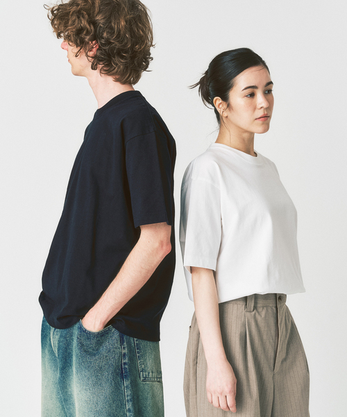 HANES(ヘインズ)の「【Hanes × 417 EDIFICE】別注 BEEFY CREW NECK T-SHIRT(MODERN FIT)(Tシャツ/カットソー・メンズ・ブラウン/ネイビー/ホワイト/ブラック・X-LARGE/LARGE/MEDIUM/SMALL)」の14枚目の写真