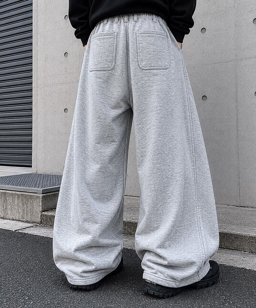 BENDER TOKYO（ベンダートウキョウ）の「裾コード＆ストッパー付き スウェット アラジンパンツ（スウェットパンツ・メンズ・グレー/ブラック・L/M）」の8枚目の写真