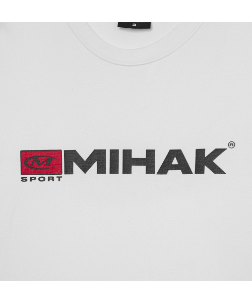 MIHAK（ミハク）の「スポーツエンブレムオーバーサイズTシャツ（ホワイト）（Tシャツ/カットソー・メンズ・その他・1/2/3）」の9枚目の写真