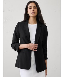 BANANA REPUBLIC FACTORY STORE | BANANA REPUBLIC FACTORY STORE スカルプテッド ストレッチ ルーシュスリーブ ブレザー(テーラードジャケット)