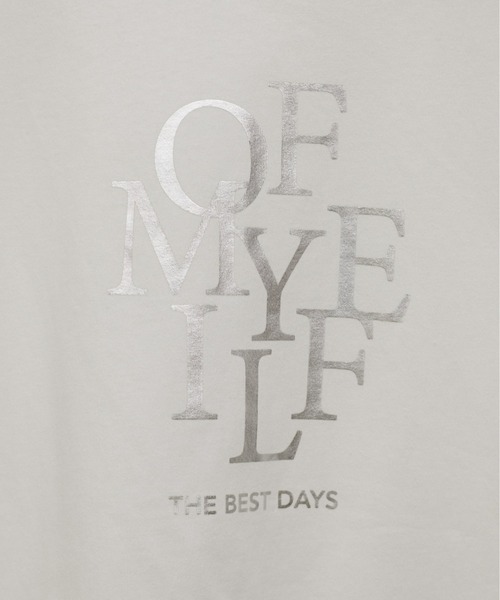 LARUTA(ラルータ)の「【LARUTA】汗染み防止バックスリットロゴT(Tシャツ/カットソー・レディース・スミクロ/ブラウン/オフホワイト・FREE)」の9枚目の写真