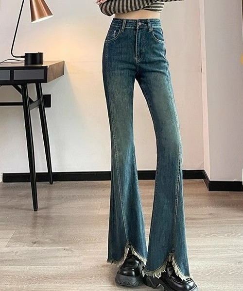 REBALANCE(リバランス)の「フレアデニムパンツ(デニムパンツ・レディース・A・MEDIUM/LARGE/X-LARGE)」の1枚目の写真