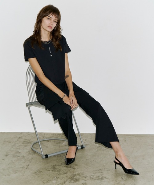 JOSE MOON(ジョゼムーン)の「JOSEMOON MINIMUM LOGO TSHIRT/ジョゼムーンミニマムロゴTシャツ(Tシャツ/カットソー・レディース・ホワイト/グレー/ブラック・FREE)」の20枚目の写真