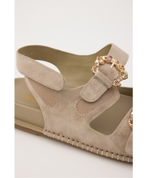 STACCATO(スタッカート)の「ゼリアフットベッドサンダル(サンダル・レディース・グレイッシュベージュ/ブラック・22.5cm/23cm/23.5cm/24cm)」の10枚目の写真