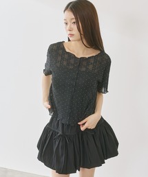 P.V.T（ピーブイティー）の「リボンバルーンミニスカート（スカート）」