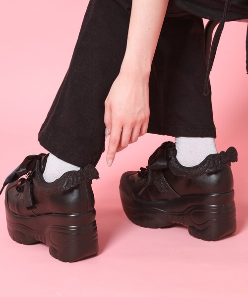 cs T&P（シーエスティーアンドピー）の「厚底夢見るエンジェルスニーカー（スニーカー・レディース・ブラック/ホワイト系9/ホワイト・S/M/L/LL）」の14枚目の写真