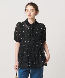 UNITED ARROWS | 2トーン ドット ジャガード シャツ(シャツ/ブラウス)