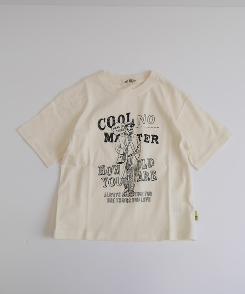 MAKE YOUR DAY(メイクユアデイ)の「あこがれのイケオジ柄半袖Tシャツ(Tシャツ/カットソー・メンズ・アイボリー・L/M)」の2枚目の写真