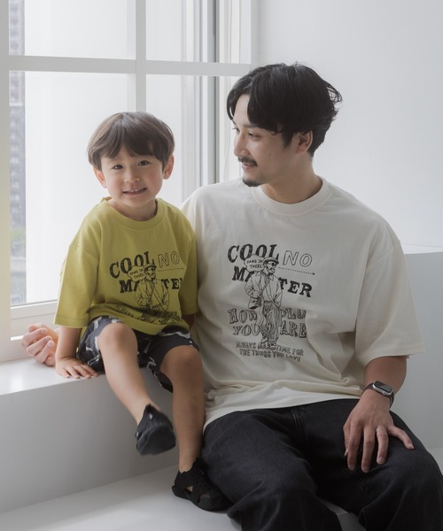 MAKE YOUR DAY(メイクユアデイ)の「あこがれのイケオジ柄半袖Tシャツ(Tシャツ/カットソー・メンズ・アイボリー・L/M)」の5枚目の写真