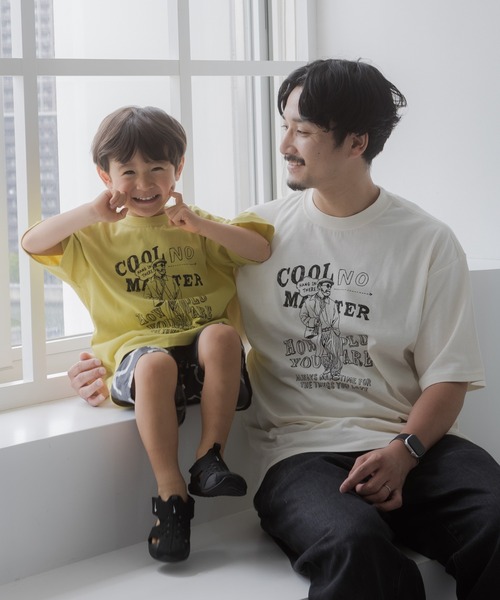 MAKE YOUR DAY(メイクユアデイ)の「あこがれのイケオジ柄半袖Tシャツ(Tシャツ/カットソー・メンズ・アイボリー・L/M)」の6枚目の写真