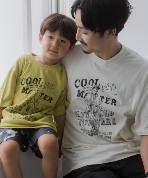 MAKE YOUR DAY(メイクユアデイ)の「あこがれのイケオジ柄半袖Tシャツ(Tシャツ/カットソー・メンズ・アイボリー・L/M)」の8枚目の写真