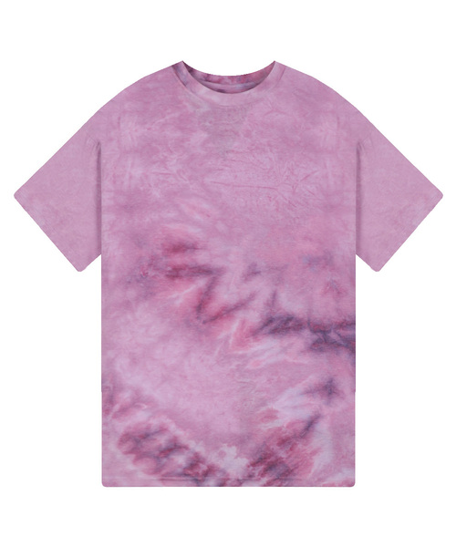 ANEWBROS（アニュブロス）の「ベーシックシグネチャー水染め半袖Tシャツ6カラー [ANSE_9301]（Tシャツ/カットソー・メンズ・スカイブルー/パープル/ダークグレー/マスタード/ブルー/ライトパープル・FREE）」の4枚目の写真