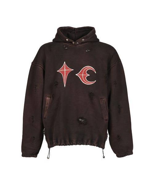 Thug Club(サグクラブ)の「ROCK HOODIE(パーカー・メンズ・ブラック/チャコール・1/3/2)」の1枚目の写真