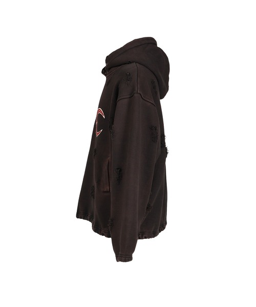Thug Club(サグクラブ)の「ROCK HOODIE(パーカー・メンズ・ブラック/チャコール・1/3/2)」の4枚目の写真