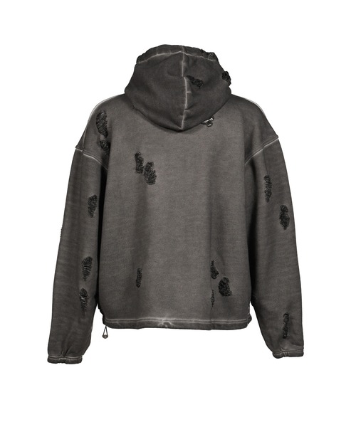 Thug Club(サグクラブ)の「ROCK HOODIE(パーカー・メンズ・ブラック/チャコール・1/3/2)」の7枚目の写真