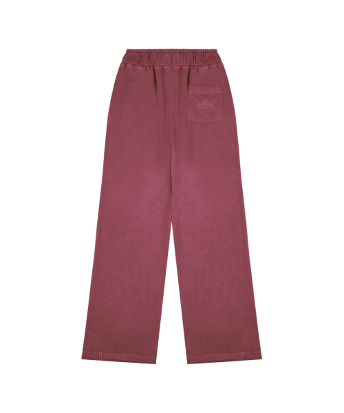 ABEEHUMS(アビハムズ)の「ピグメントダイングストリングワイドパンツ ABH357-301 ダスティピンク(スウェットパンツ・レディース・ピンク・SMALL/MEDIUM)」の2枚目の写真