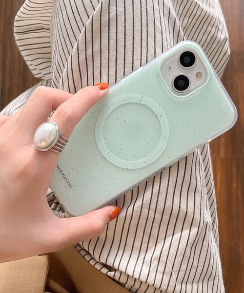 ammy.(エイミードット)の「【 ammy. / エイミードット 】 サンドライク マット パステル iPhoneケース(スマホケース/カバー・レディース・ミント/ピンク/ブルー/イエロー・iPhone 17/iPhone 16/iPhone 17 Pro)」の1枚目の写真