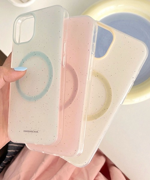 ammy.(エイミードット)の「【 ammy. / エイミードット 】 サンドライク マット パステル iPhoneケース(スマホケース/カバー・レディース・ミント/ピンク/ブルー/イエロー・iPhone 17/iPhone 16/iPhone 17 Pro)」の5枚目の写真