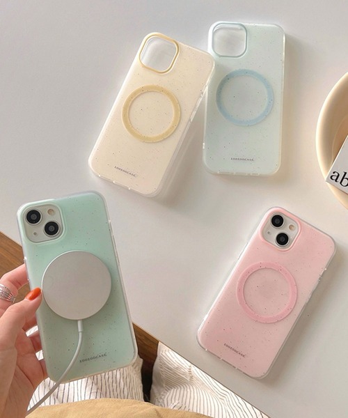 ammy.(エイミードット)の「【 ammy. / エイミードット 】 サンドライク マット パステル iPhoneケース(スマホケース/カバー・レディース・ミント/ピンク/ブルー/イエロー・iPhone 17/iPhone 16/iPhone 17 Pro)」の6枚目の写真