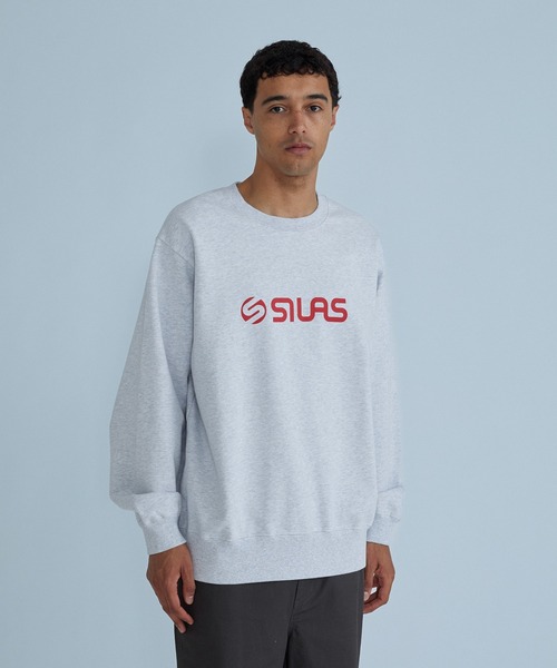 SILAS（サイラス）の「LOGO SWEATSHIRT（スウェット・メンズ・ブラック/パープル/アッシュ・M/L/XL）」の6枚目の写真