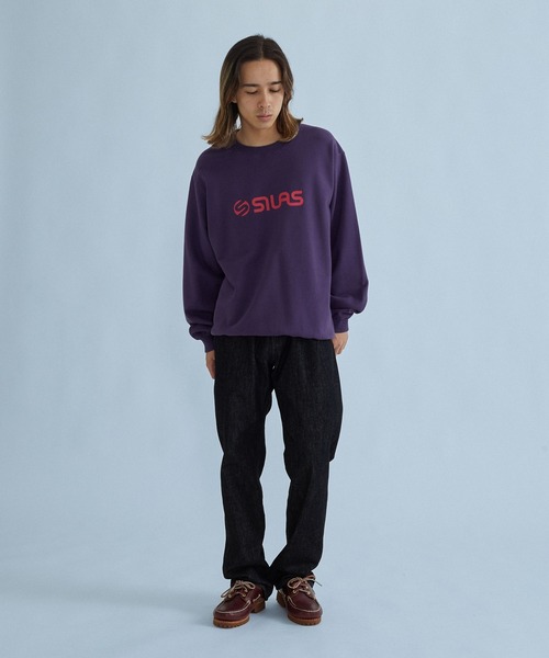 SILAS(サイラス)の「LOGO SWEATSHIRT(スウェット・メンズ・ブラック/パープル/アッシュ・M/L/XL)」の16枚目の写真