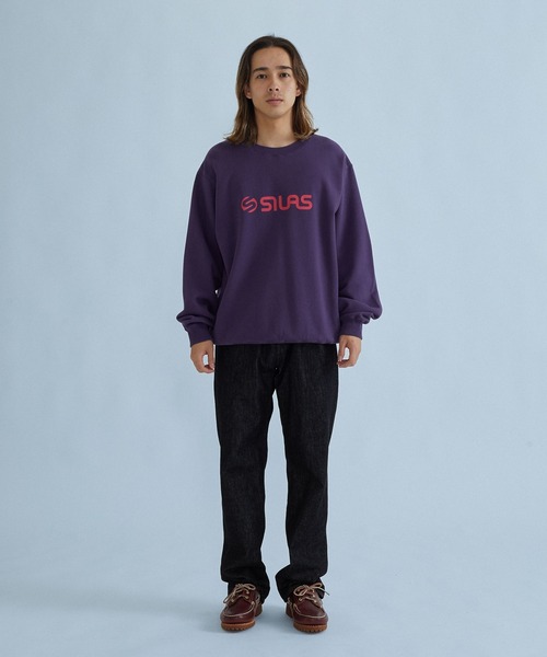 SILAS(サイラス)の「LOGO SWEATSHIRT(スウェット・メンズ・ブラック/パープル/アッシュ・M/L/XL)」の15枚目の写真