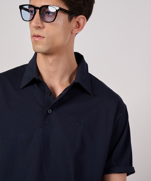 Eddie Bauer(エディーバウアー)の「クール アドベンチャー ジャージー半袖ポロシャツ(ポロシャツ・メンズ・ライトオリーブ/ネイビー/ホワイト・M/XL/L/XXL/S)」の10枚目の写真