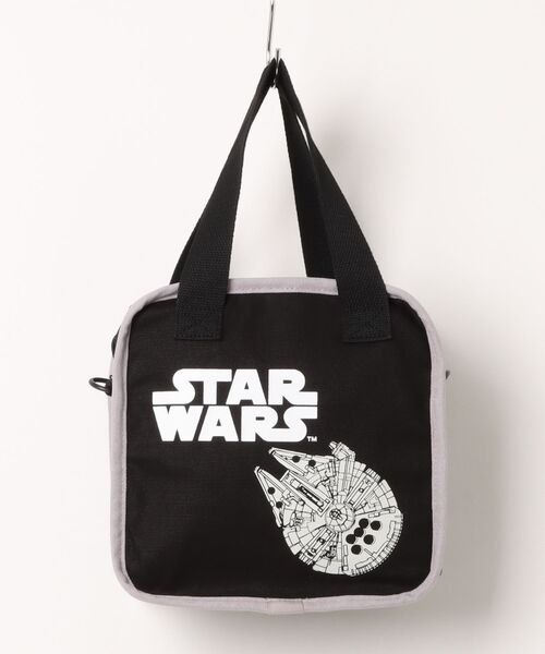 STAR WARS(スターウォーズ)の「【 STAR WARS 】 ボックス型 保温保冷バッグ 26S5(エコバッグ/サブバッグ・レディース・ブラック/ネイビー/ライトグリーン/ダークグレー・FREE)」の1枚目の写真