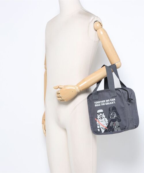 STAR WARS(スターウォーズ)の「【 STAR WARS 】 ボックス型 保温保冷バッグ 26S5(エコバッグ/サブバッグ・レディース・ブラック/ネイビー/ライトグリーン/ダークグレー・FREE)」の8枚目の写真