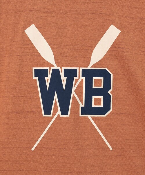 BEAMS PLUS(ビームスプラス)の「【別注】WAREHOUSE & CO. / Lot 4601 Print Tshirt #2(Tシャツ/カットソー・メンズ・コーラル/ナチュラル・S/XL/L/M)」の11枚目の写真