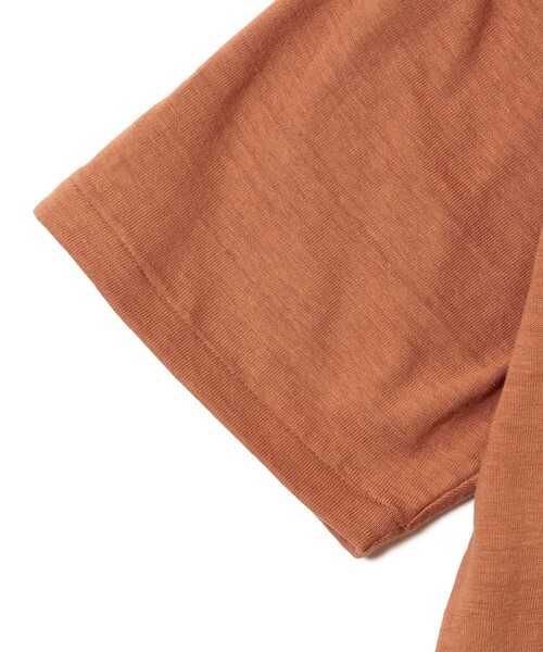 BEAMS PLUS(ビームスプラス)の「【別注】WAREHOUSE & CO. / Lot 4601 Print Tshirt #2(Tシャツ/カットソー・メンズ・コーラル/ナチュラル・S/XL/L/M)」の12枚目の写真