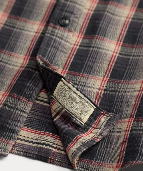RRL(ダブル アール エル)の「チェック ツイル ワークシャツ(シャツ/ブラウス・メンズ・グレー系・S/M/L/XL/XS/XXL)」の5枚目の写真