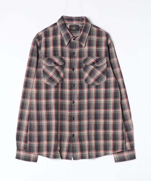 RRL(ダブル アール エル)の「チェック ツイル ワークシャツ(シャツ/ブラウス・メンズ・グレー系・S/M/L/XL/XS/XXL)」の3枚目の写真