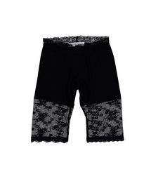 lace half inner pt - black