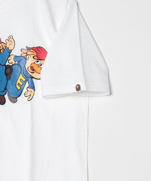 A BATHING APE(アベイシングエイプ)の「CHIMPY TRIO TEE(Tシャツ/カットソー・メンズ・ブラック/ホワイト・MEDIUM/X-LARGE/LARGE/SMALL/XX-LARGE)」の4枚目の写真