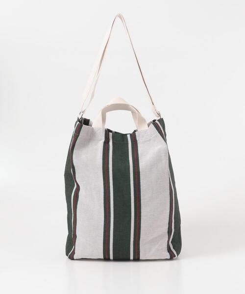URBAN RESEARCH DOORS（アーバンリサーチドアーズ）の「2WAYストライプトートバッグ（トートバッグ・メンズ・グリーン/オレンジ/ライトブルー・-）」の19枚目の写真