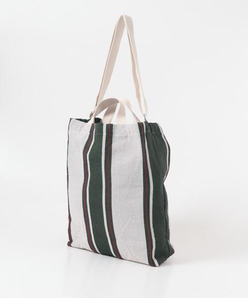 URBAN RESEARCH DOORS（アーバンリサーチドアーズ）の「2WAYストライプトートバッグ（トートバッグ・メンズ・グリーン/オレンジ/ライトブルー・-）」の20枚目の写真