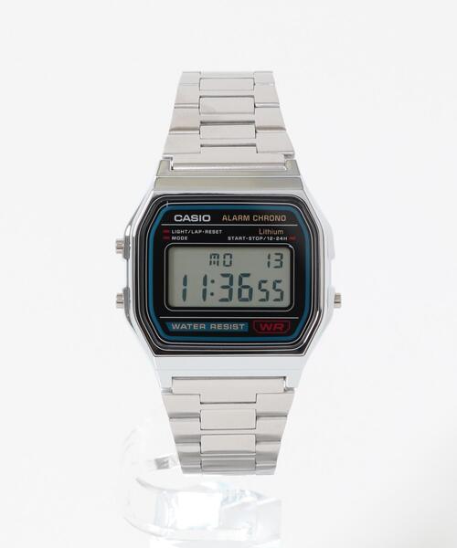 CASIO(カシオ)の「CASIO A158WA-1JH(アナログ腕時計・メンズ・シルバー・ONE)」の1枚目の写真