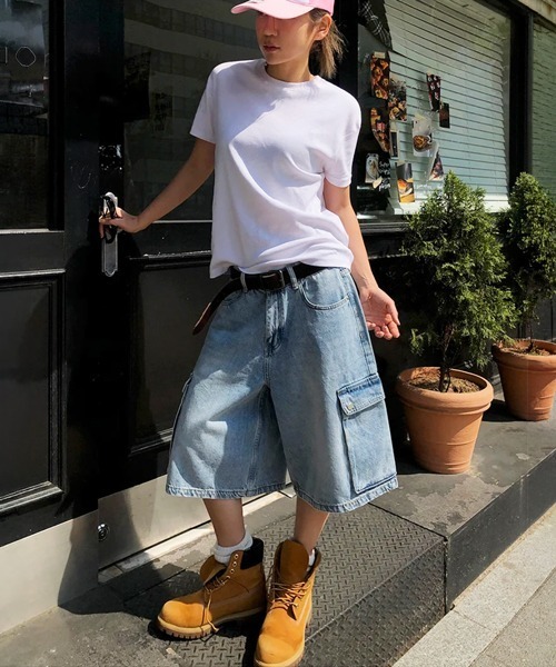 NOWLE（ノウル）の「【NOWLE】ヘビーウェイト コンパクト ボックス クロップド 半袖 Tシャツ / 短丈 ミニマル トップス（Tシャツ/カットソー・メンズ・スモークグレー/ホワイト/ブラック・SMALL/X-LARGE/LARGE/MEDIUM）」の19枚目の写真