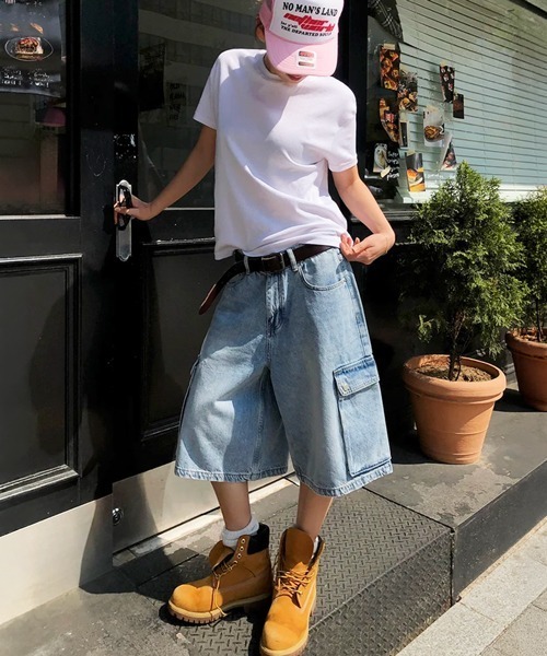 NOWLE（ノウル）の「【NOWLE】ヘビーウェイト コンパクト ボックス クロップド 半袖 Tシャツ / 短丈 ミニマル トップス（Tシャツ/カットソー・メンズ・スモークグレー/ホワイト/ブラック・SMALL/X-LARGE/LARGE/MEDIUM）」の20枚目の写真