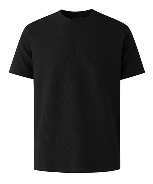 NOWLE（ノウル）の「【NOWLE】ヘビーウェイト コンパクト ボックス クロップド 半袖 Tシャツ / 短丈 ミニマル トップス（Tシャツ/カットソー・メンズ・スモークグレー/ホワイト/ブラック・SMALL/X-LARGE/LARGE/MEDIUM）」の22枚目の写真