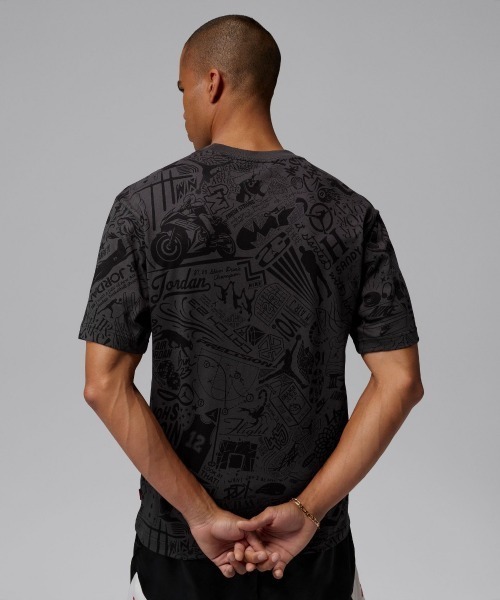 JORDAN BRAND（ジョーダンブランド）の「JORDAN BRAND Brooklyn T-Shirt（ジョーダンブランド ブルックリン Tシャツ）（Tシャツ/カットソー・メンズ・ホワイト系/ブラック系・X-LARGE/SMALL/MEDIUM/LARGE）」の8枚目の写真
